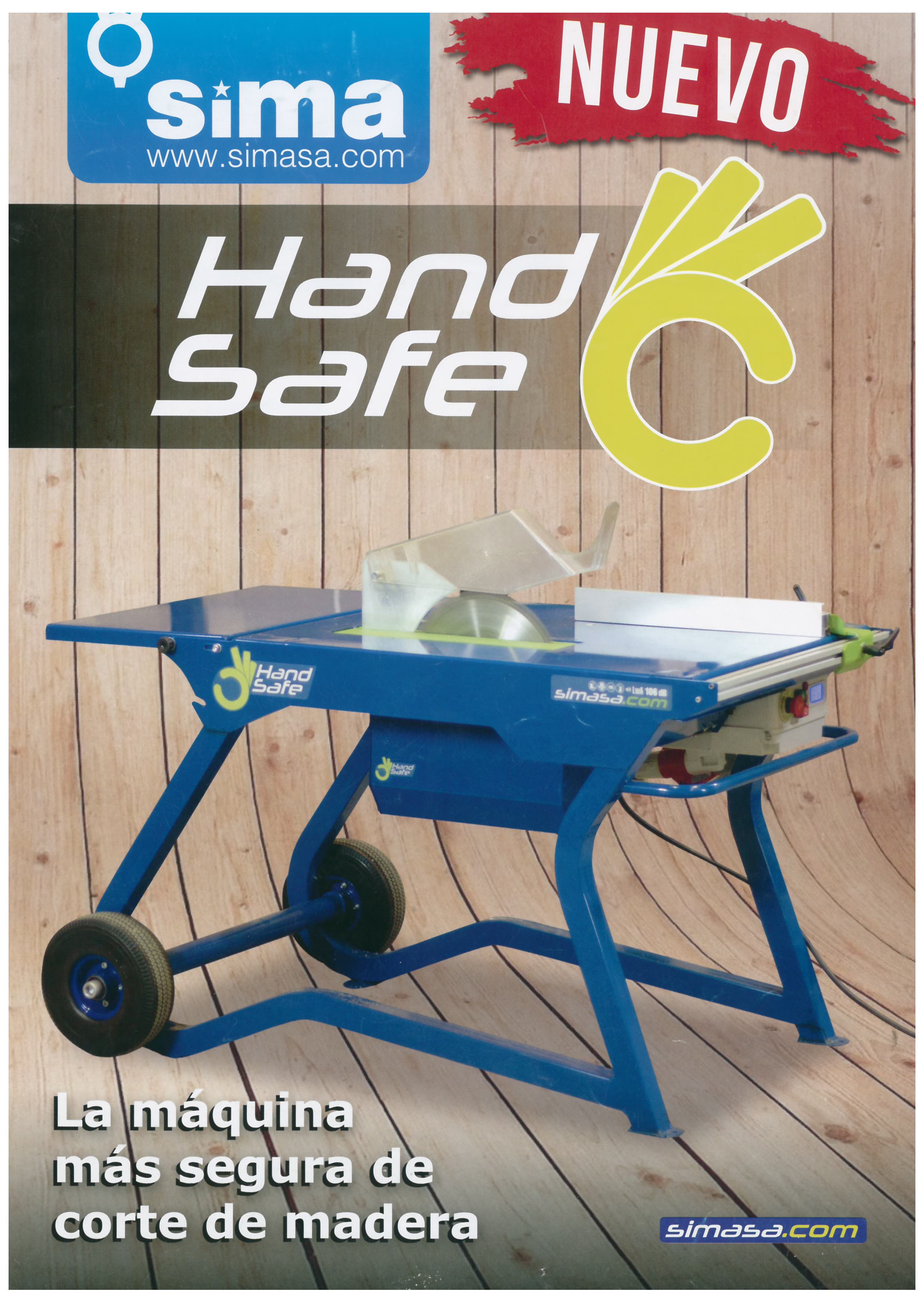 Alquiler tronzadora madera Handsafe